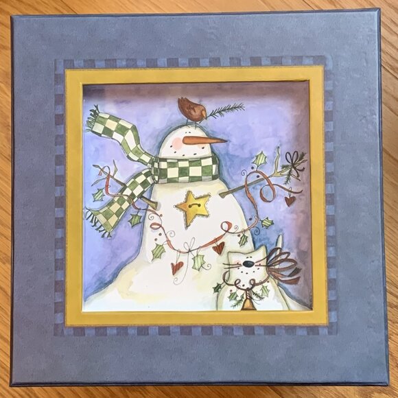 Stacking/Nesting Boxes with Snowmen - Silver Swan Studios - Picture 6 of 10